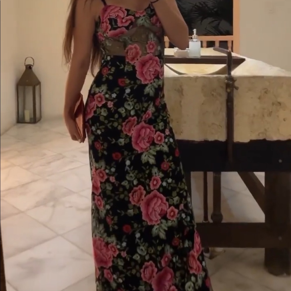 Rose floral gown by lurelly